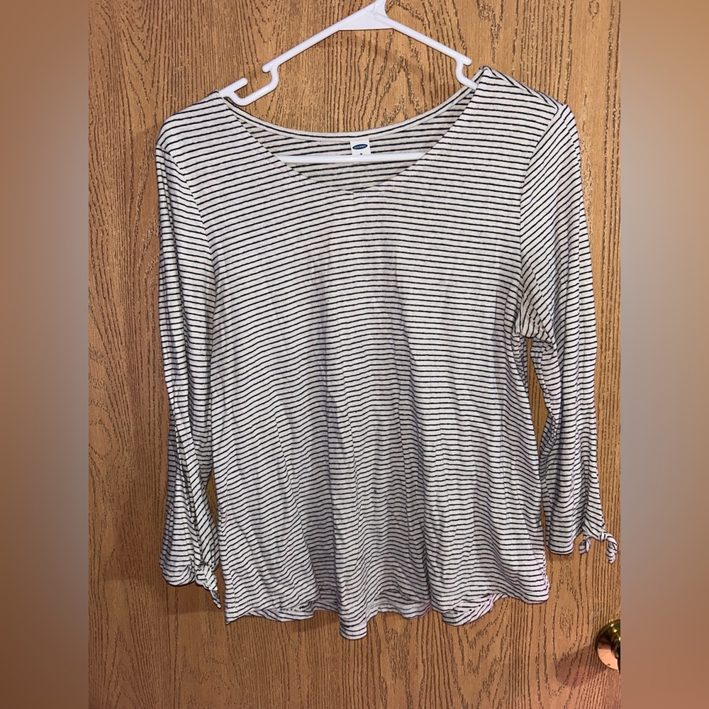 Old Navy striped long sleeve top